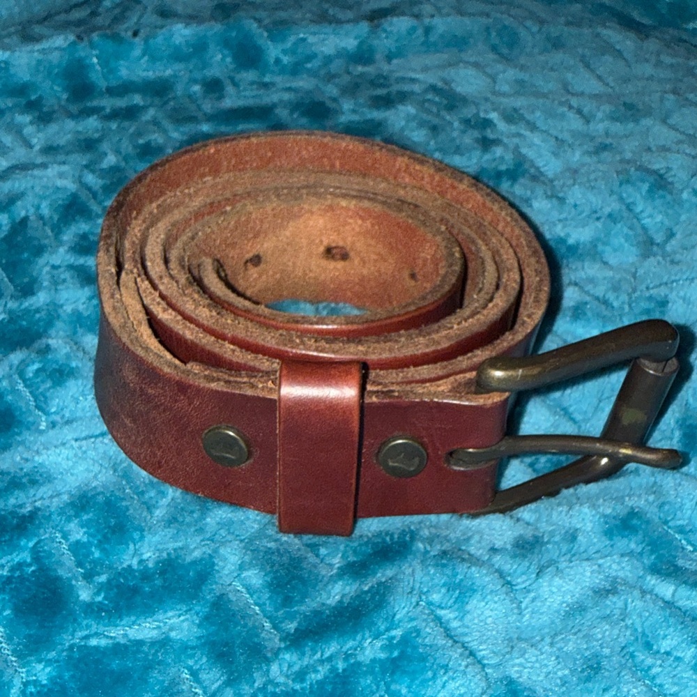 Will Leather Goods Men's Brown Leather Belt - 38